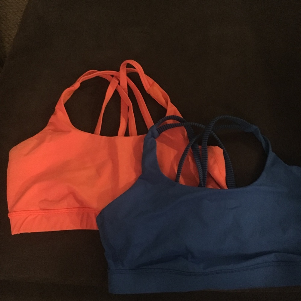 Lululemon energy bra sz 8 $38 for both. Price firm